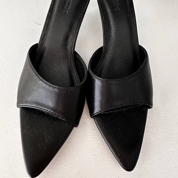 Black Kitten Heels - Size 7 - Picture 2 of 2